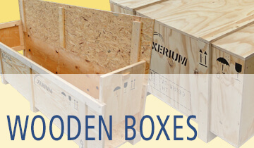 Wooden boxes