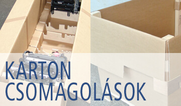 Karton és hullámpapír csomagolások